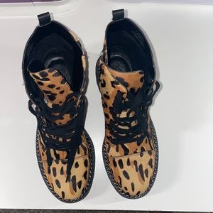 Vince Camuto leopard boots